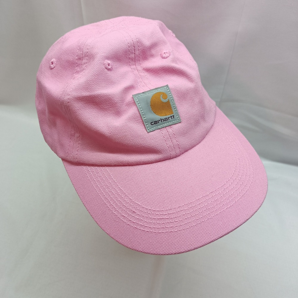 Carhartt Kids Pink Canvas Baseball Cap Hat AH8900 Adjustable One Size Fits Most